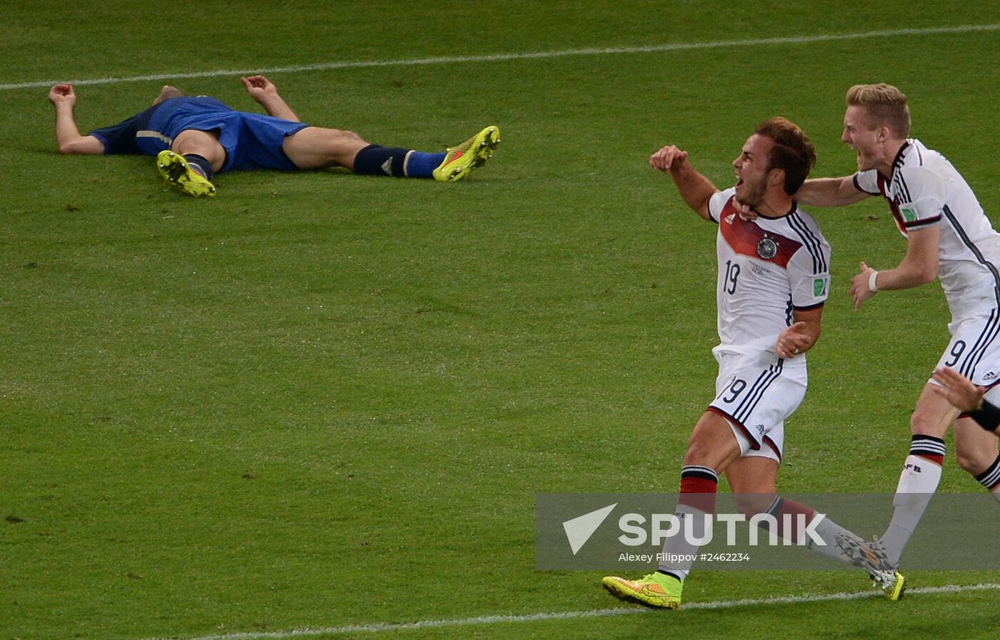2014 FIFA World Cup Final. Germany vs. Argentina