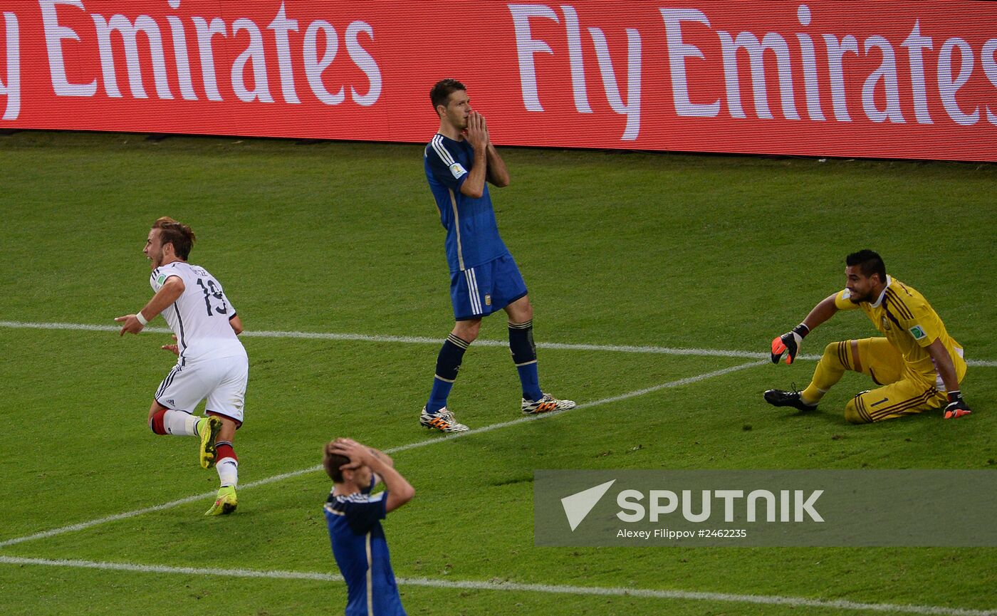 2014 FIFA World Cup Final. Germany vs. Argentina