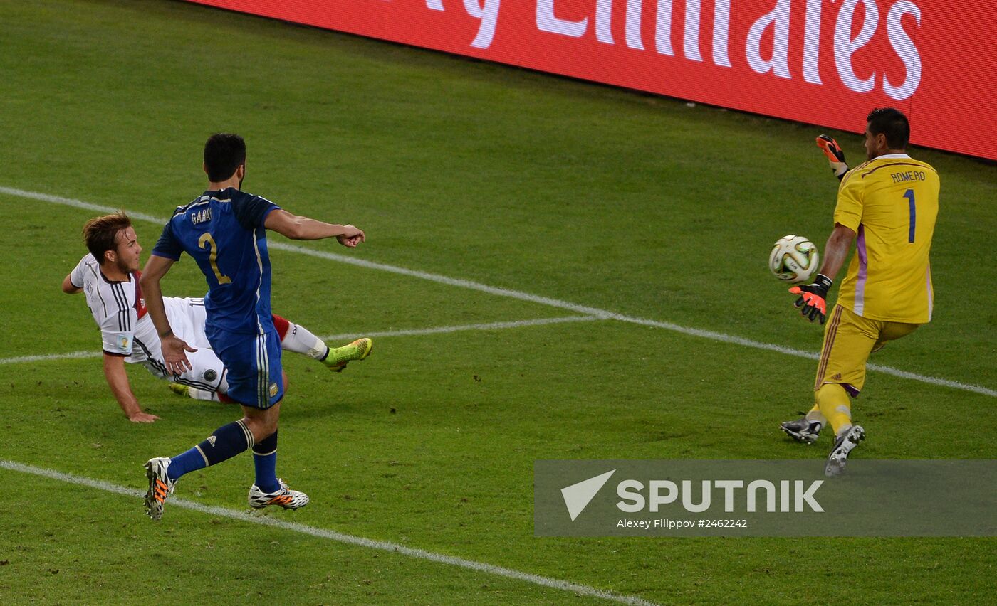 2014 FIFA World Cup Final. Germany vs. Argentina