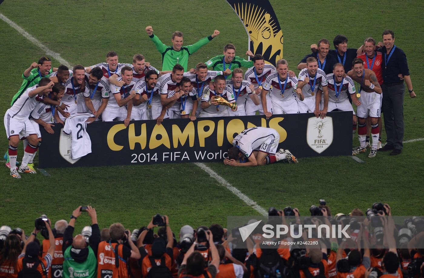 FIFA World Cup 2014. Final match. Germany vs. Argentina