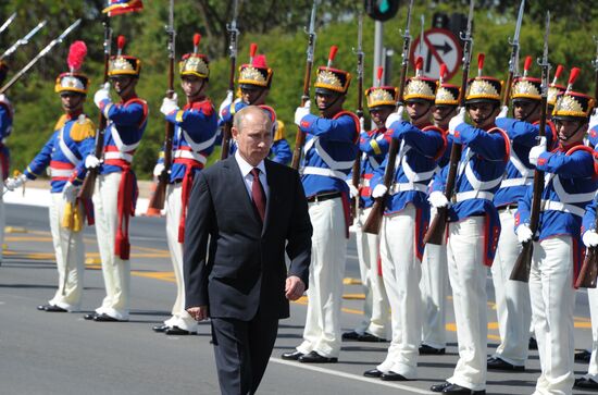 Vladimir Putin's official visit to Brazil