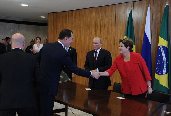 Vladimir Putin's official visit to Brazil