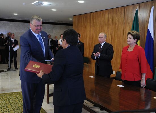 Vladimir Putin's official visit to Brazil