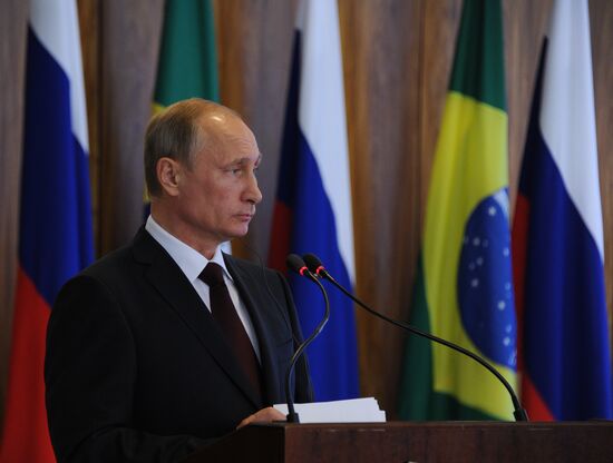 Vladimir Putin's official visit to Brazil