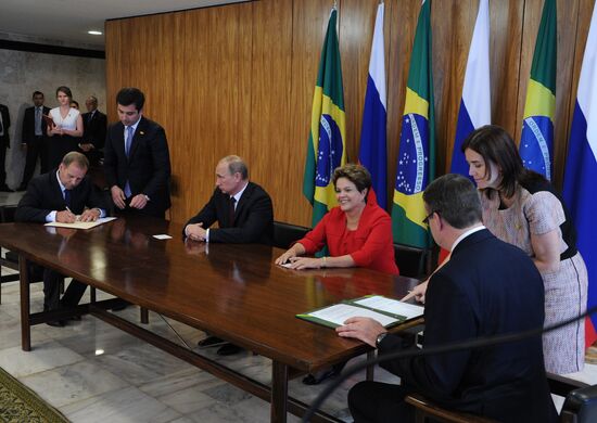 Vladimir Putin's official visit to Brazil