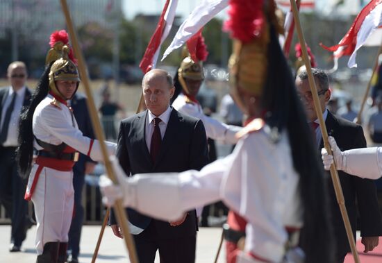 Vladimir Putin's official visit to Brazil