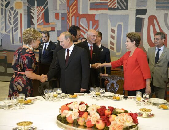 Vladimir Putin's official visit to Brazil. Day two