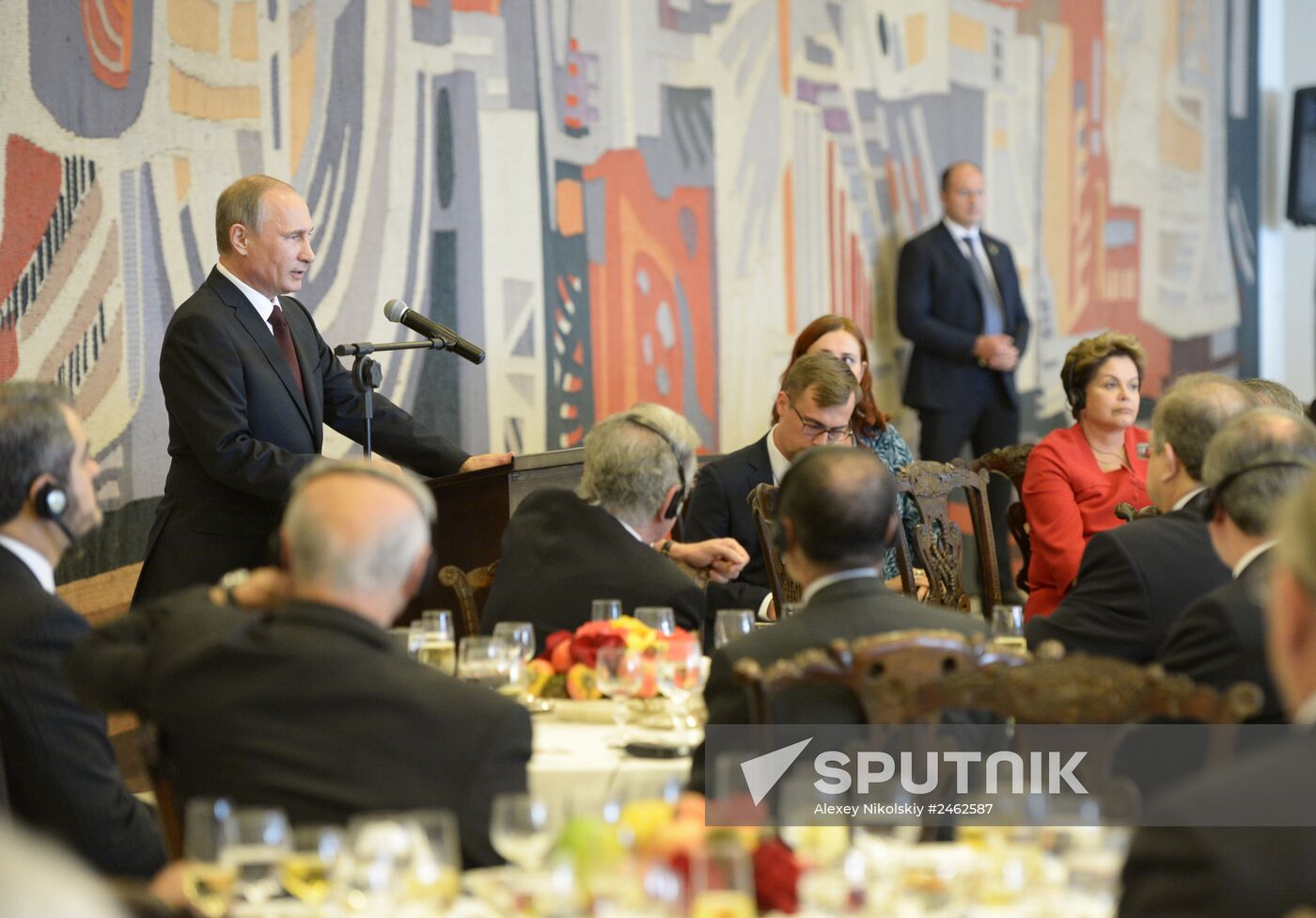 Vladimir Putin's official visit to Brazil. Day two