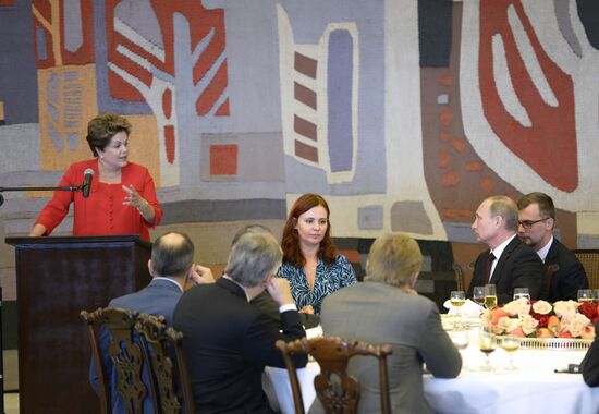 Vladimir Putin's official visit to Brazil. Day two