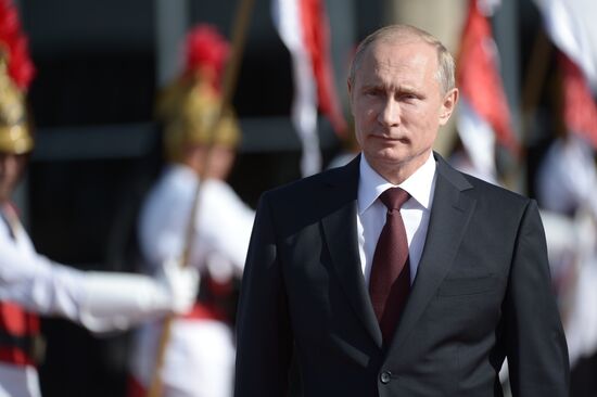 Vladimir Putin's official visit to Brazil. Day two