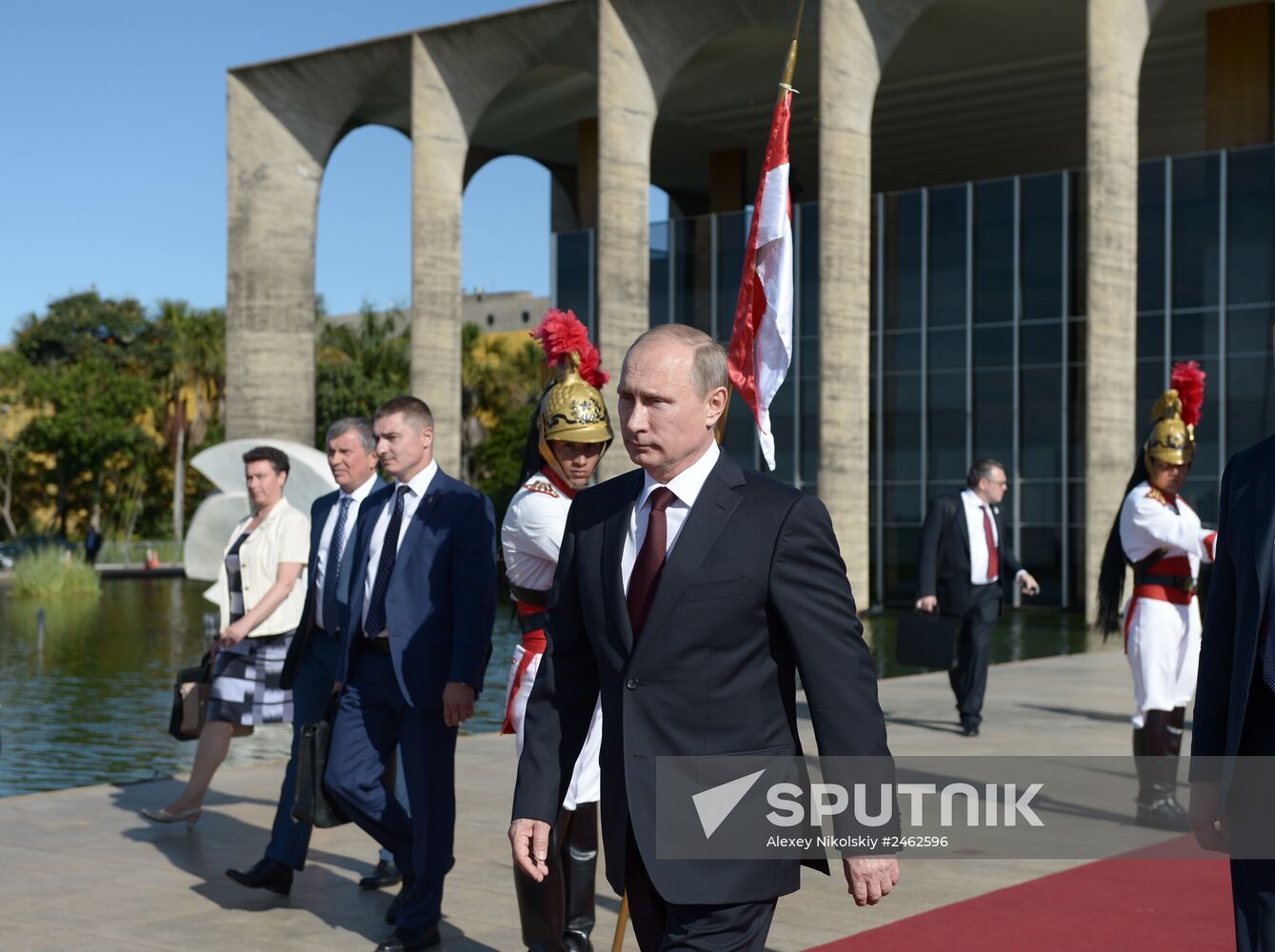 Vladimir Putin's official visit to Brazil. Day two