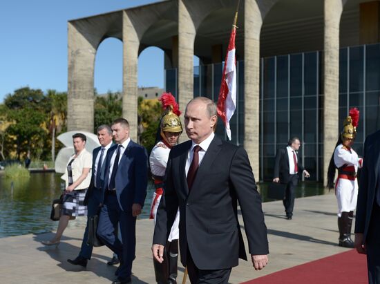 Vladimir Putin's official visit to Brazil. Day two