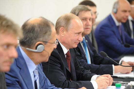 Vladimir Putin's official visit to Brazil. Day two