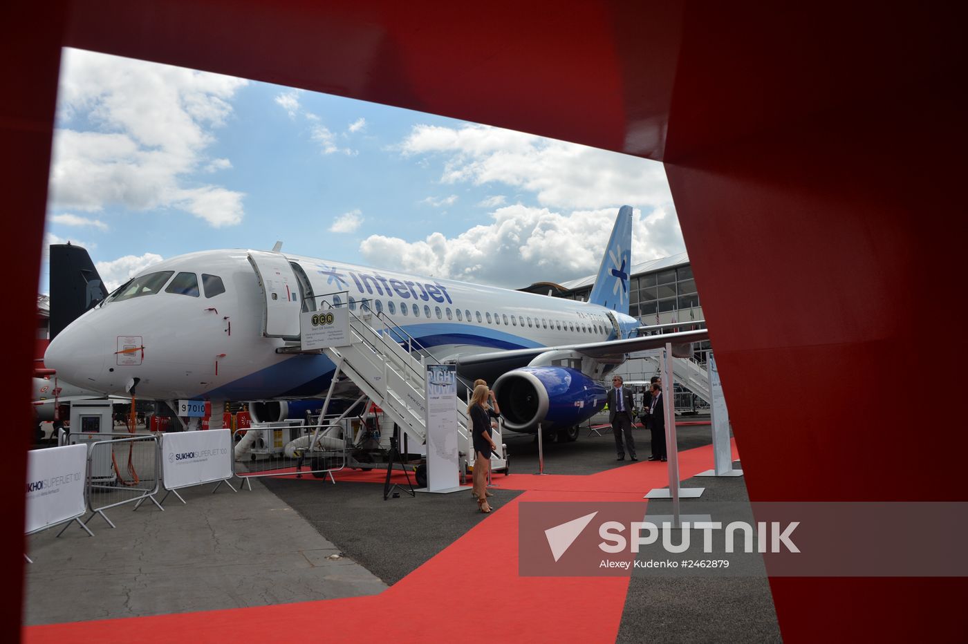 International Farnborough Airshow 2014. Day Two.