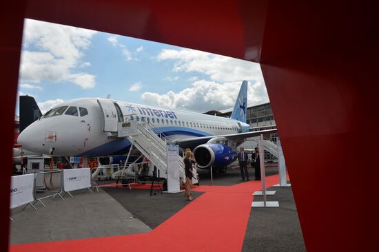 International Farnborough Airshow 2014. Day Two.
