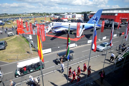 International Farnborough Airshow 2014. Day Two.