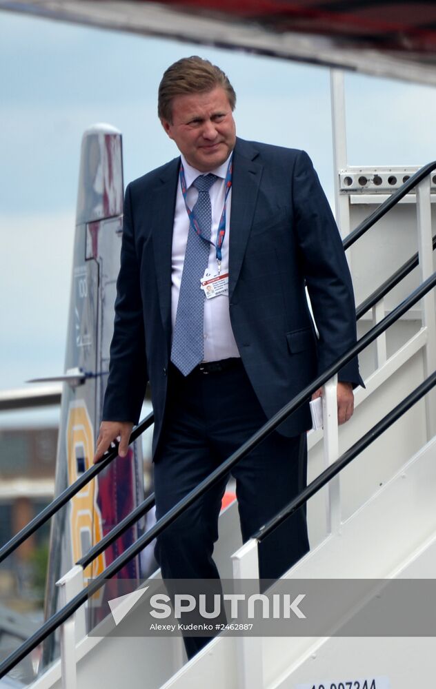 International Farnborough Airshow 2014. Day Two.