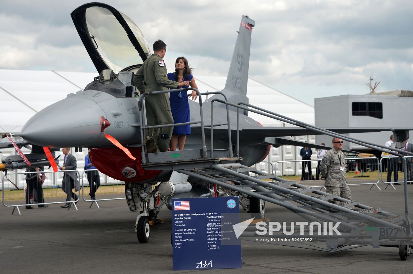 International Farnborough Airshow 2014. Day Two.