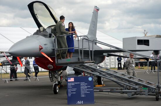 International Farnborough Airshow 2014. Day Two.