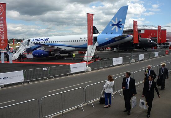 International Farnborough Airshow 2014. Day Two.