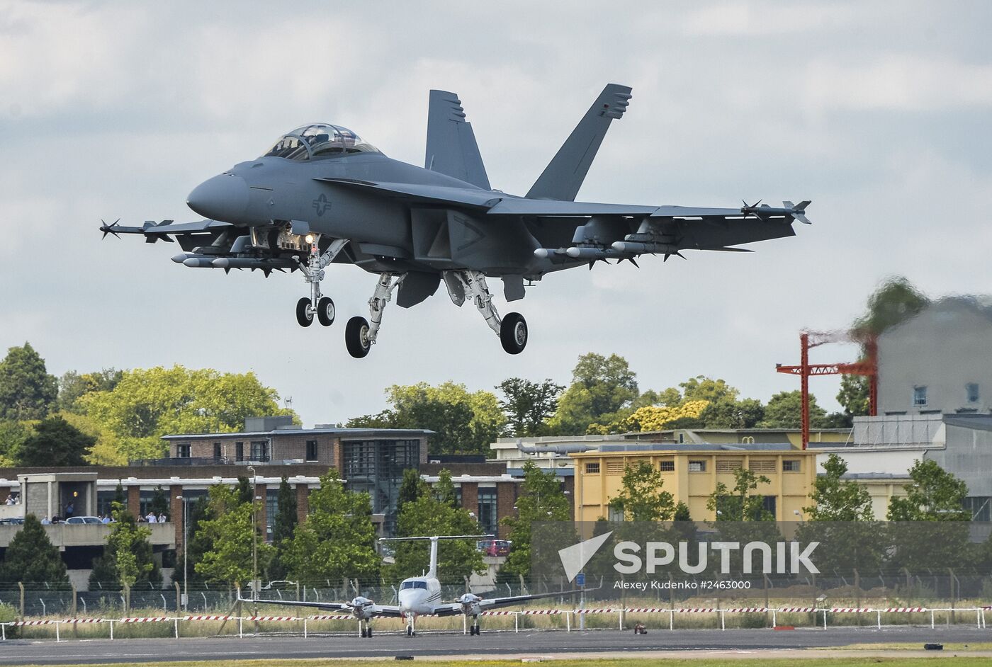 International Farnborough Airshow 2014. Day Two.