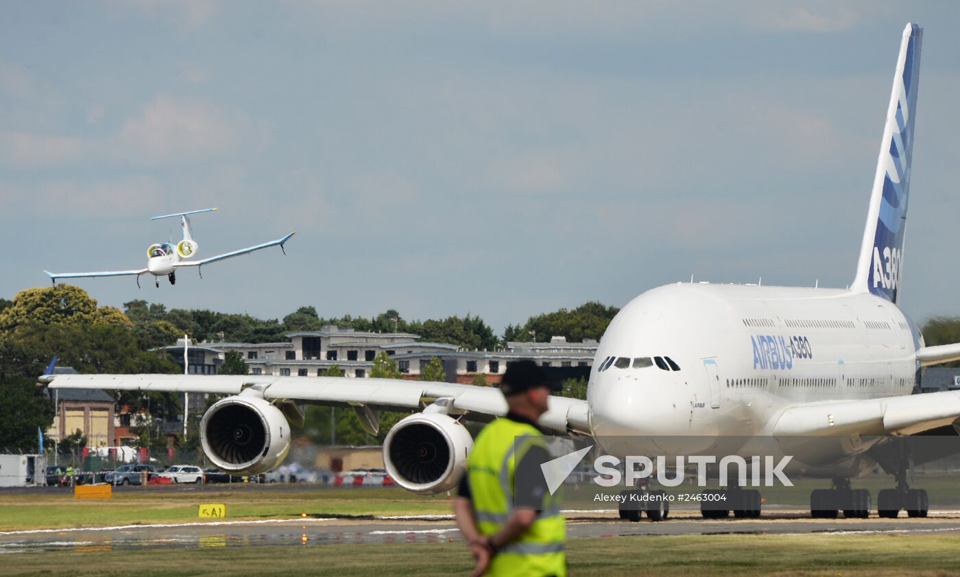 International Farnborough Airshow 2014. Day Two.