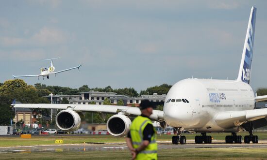 International Farnborough Airshow 2014. Day Two.