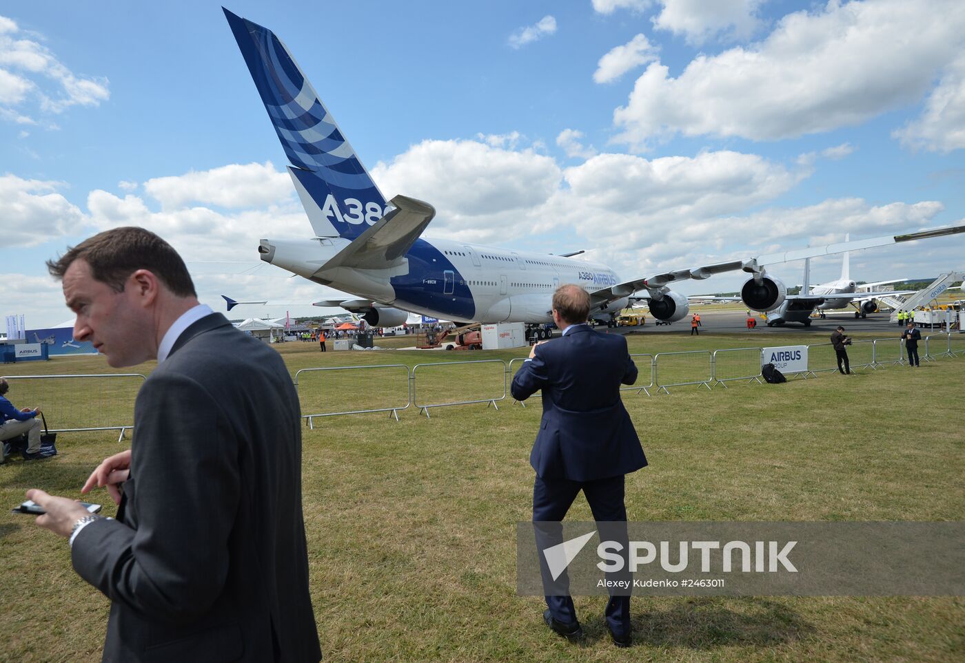 International Farnborough Airshow 2014. Day Two.