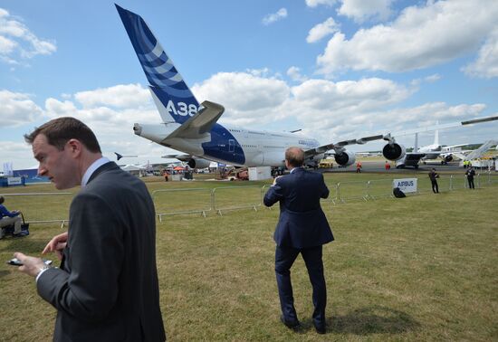 International Farnborough Airshow 2014. Day Two.