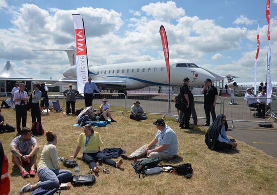 International Farnborough Airshow 2014. Day Two.