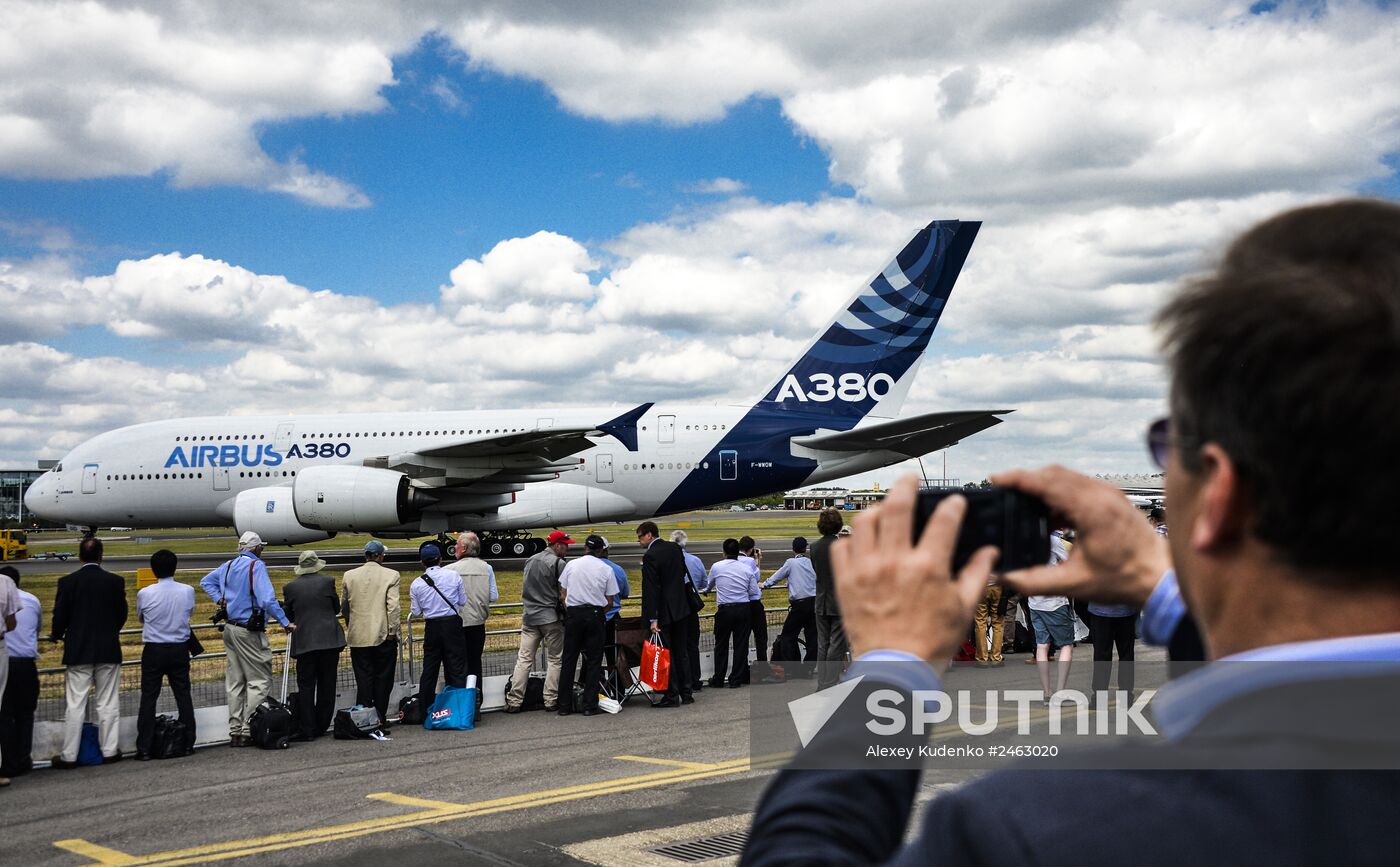 International Farnborough Airshow 2014. Day Two.