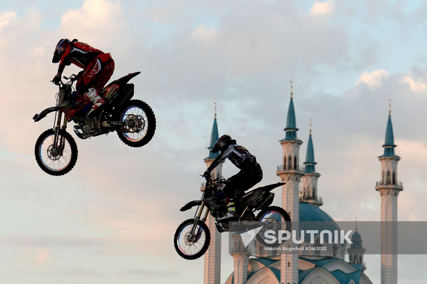Moto Freestyle Show Adrenaline FMX Rush in Kazan