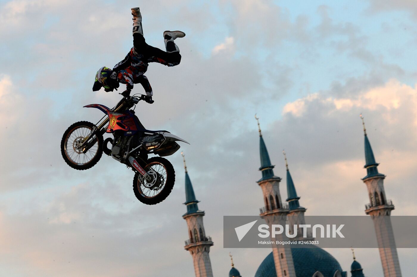 Moto Freestyle Show Adrenaline FMX Rush in Kazan