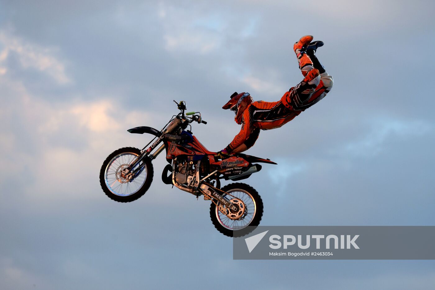 Moto Freestyle Show Adrenaline FMX Rush in Kazan