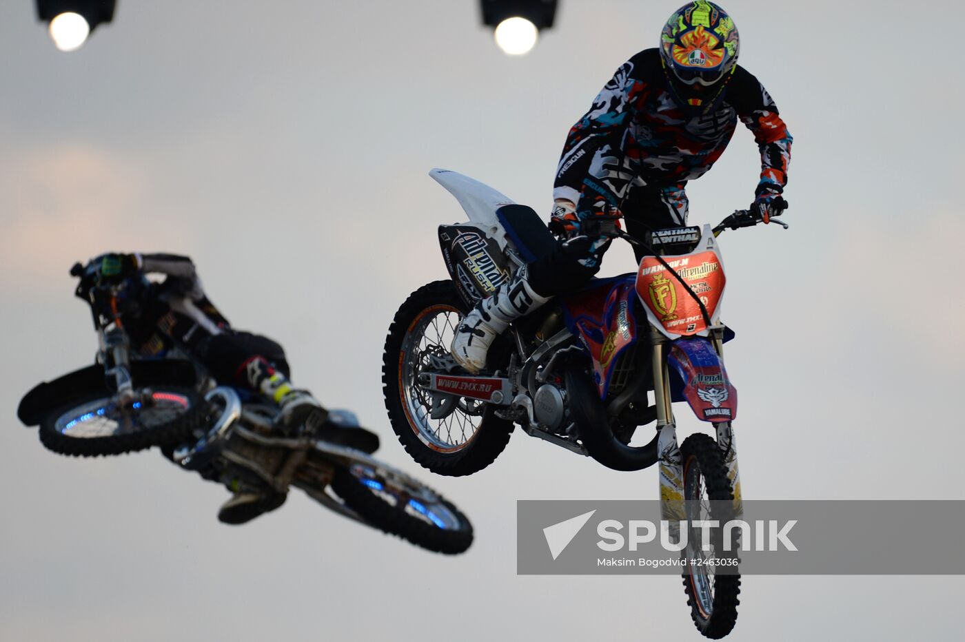 Moto Freestyle Show Adrenaline FMX Rush in Kazan