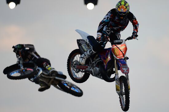 Moto Freestyle Show Adrenaline FMX Rush in Kazan