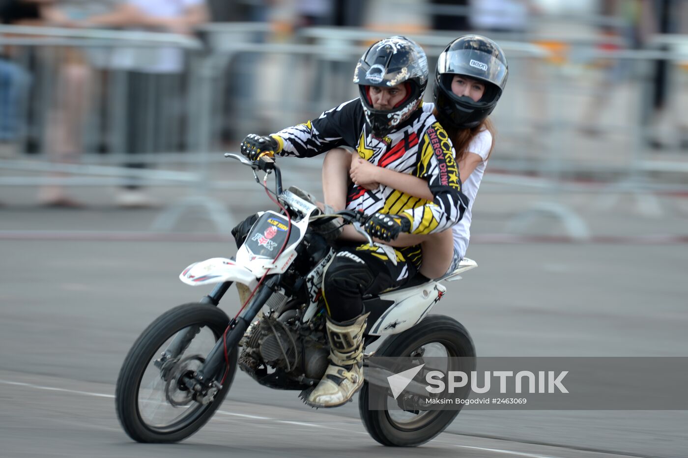 Kazan hosts Adrenaline FMX Rush freestyle motocross stunt show