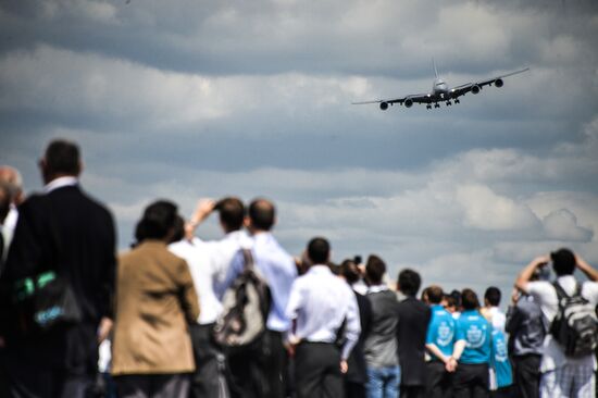 International Farnborough Airshow 2014. Day Two.