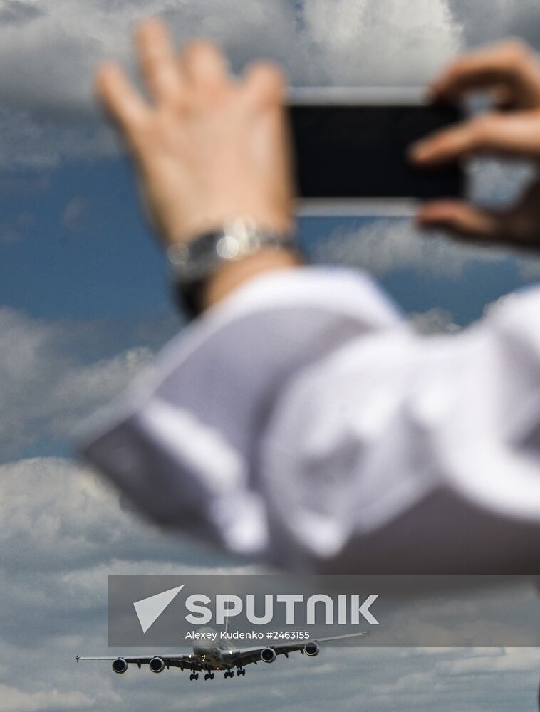 International Farnborough Airshow 2014. Day Two.