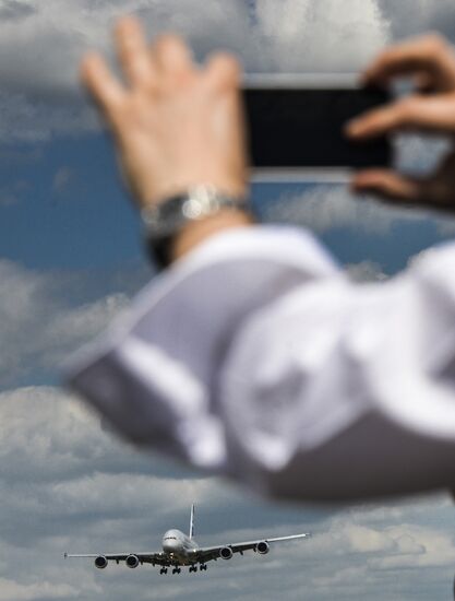 International Farnborough Airshow 2014. Day Two.