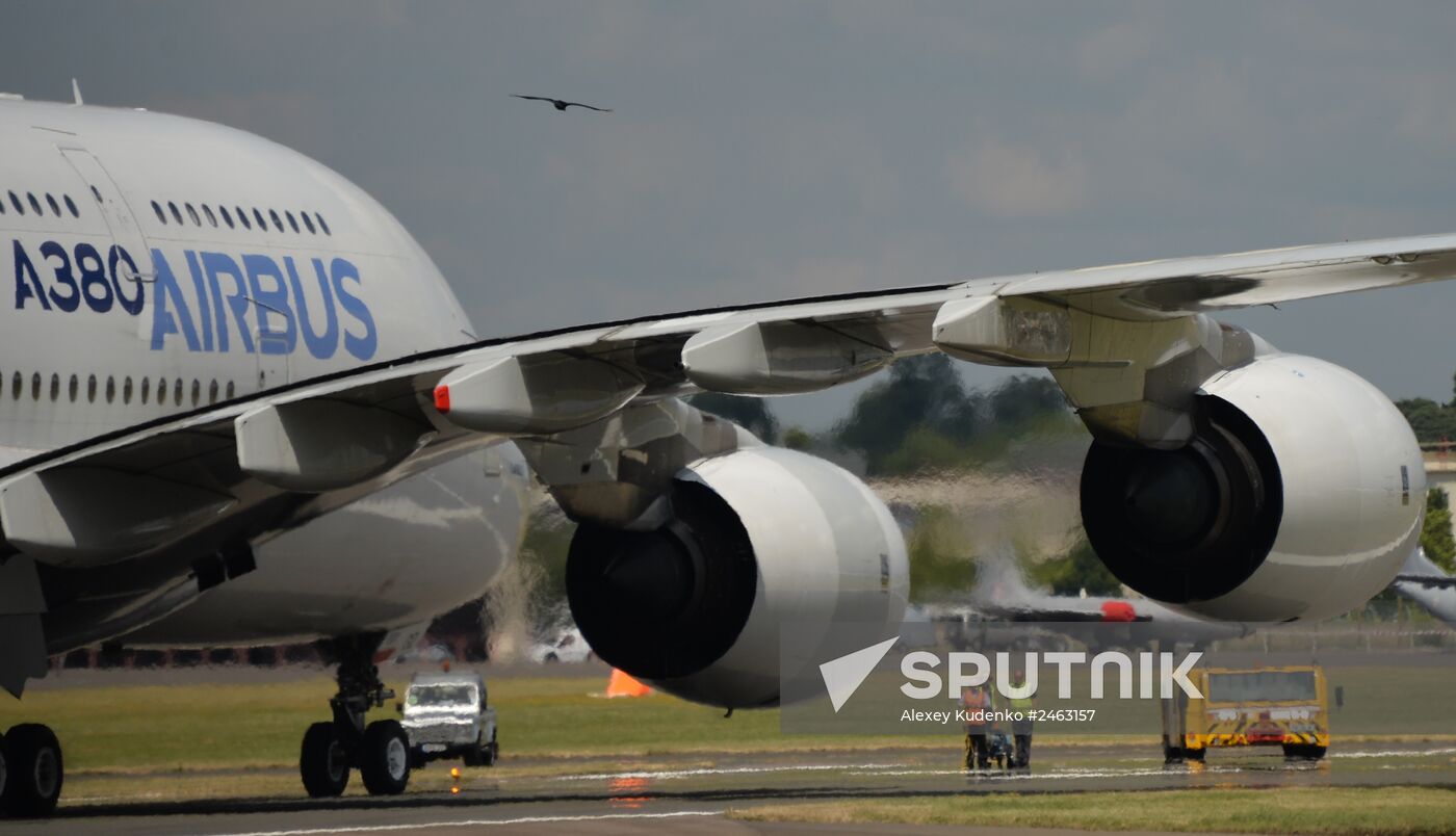 International Farnborough Airshow 2014. Day Two.