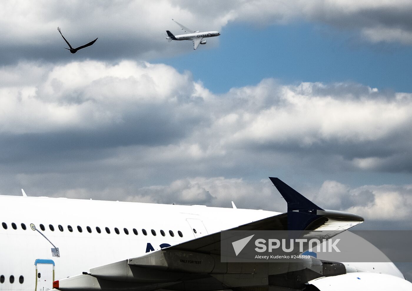 International Farnborough Airshow 2014. Day Two.