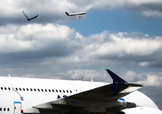 International Farnborough Airshow 2014. Day Two.