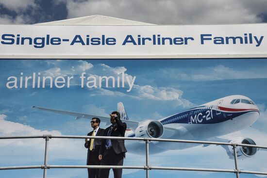 International Farnborough Airshow 2014. Day Two.