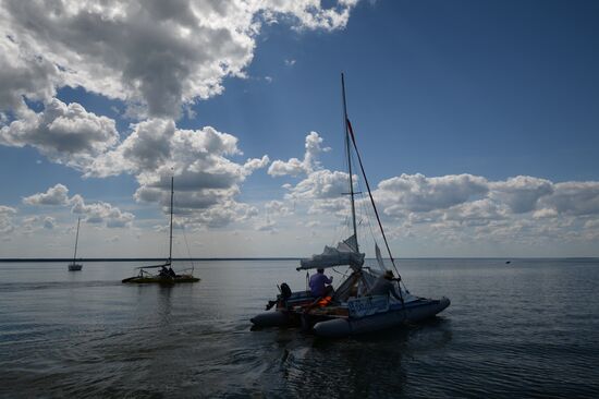 The Ob Sea 2014 nautical tourism festival in Novosibirsk Region