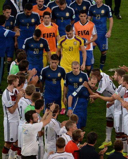 FIFA World Cup 2014. Final match. Germany vs. Argentina