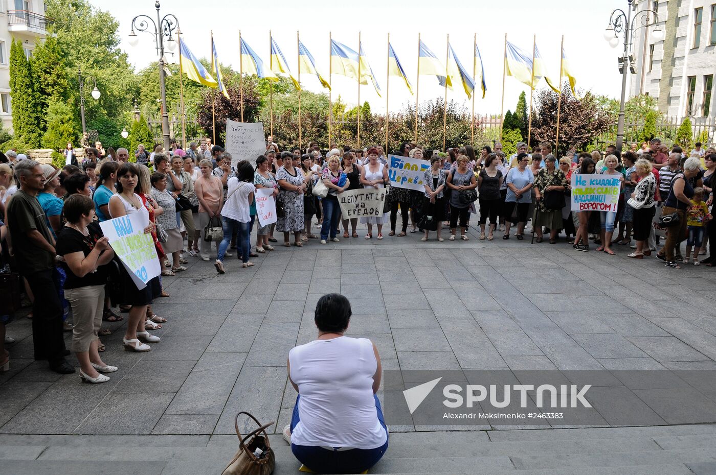Nationwide campaign by wives and mothers of servicemen involved in special operation in eastern Ukraine