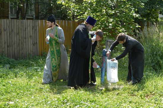 Celebration of 700th anniversary of Reverend Sergius of Radonezh's birth
