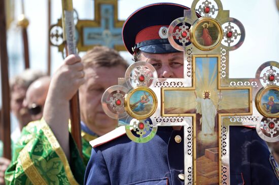 Celebration of 700th anniversary of Reverend Sergius of Radonezh's birth
