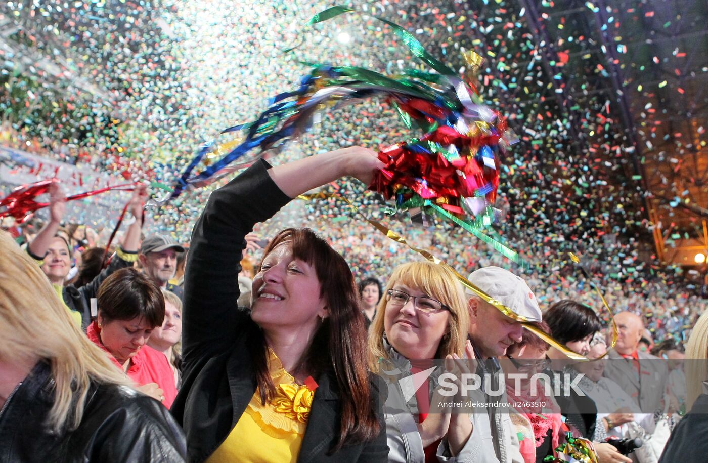 23rd Slavic Bazaar International Arts Festival in Vitebsk. Opening ceremony